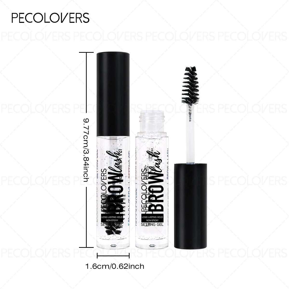 Long-lasting Waterproof Eyebrow Styling Soap Transparen Gel Brush Qme 01