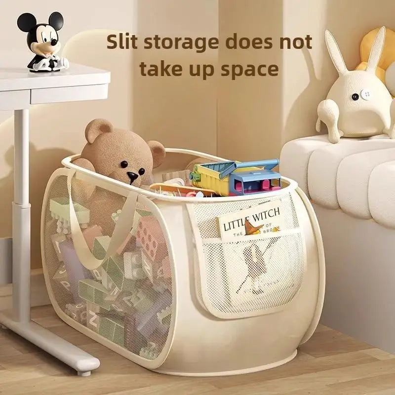 Multifunctional Children's Toys Storage Basket Large Capacity Laundry Qme