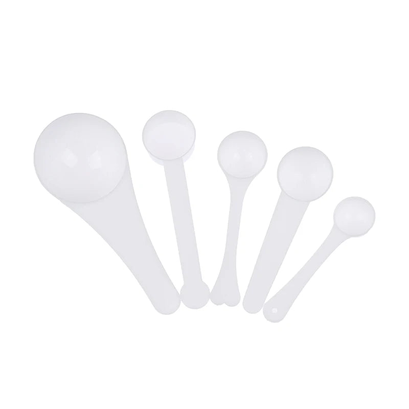 10Pcs 1g 3g 5g 10g Measuring Plastic Scoop Measuring Spoons Milk Powder Spoons. Qme