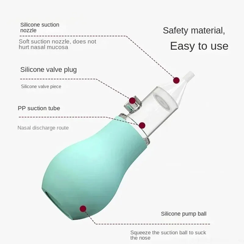 Baby Nose Cleaner Baby Nasal Aspirator Professional Syringe Nasal Irrigator Baby Nose Washing for Children Care Tool Gifts New Qme