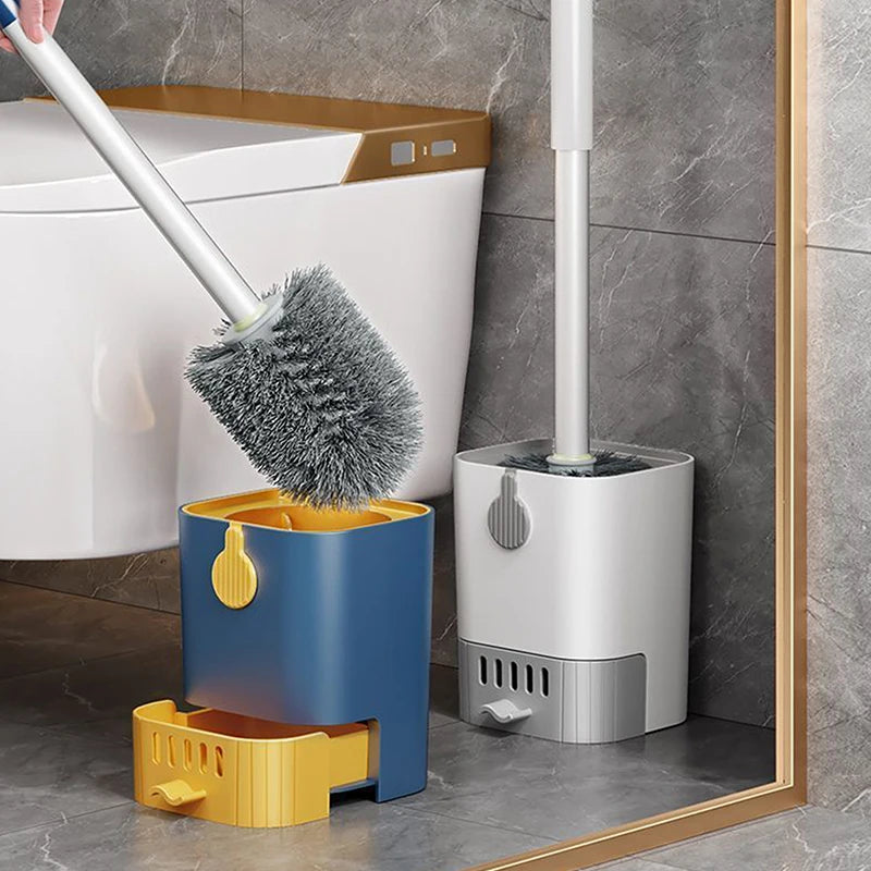 Home Multi-functional Toilet Brush Set Brush For Bathroom Cleaning Cleaner With Holder Qme