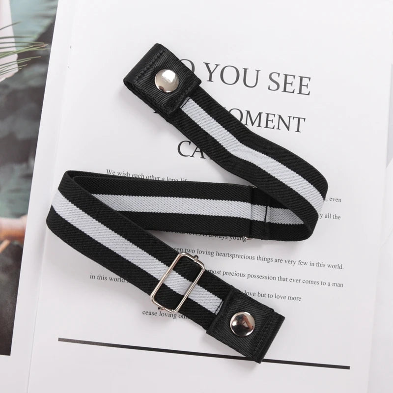 Buckle-free Elastic Invisible Belt Women Without Buckle Jeans Easy Qme B-7 60-95cm China Mainland