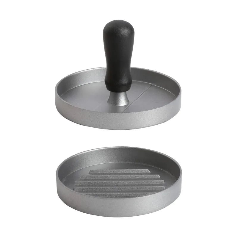Aluminum Alloy Round Food Mold Plastic Handle Multi-use Baby Patty Qme