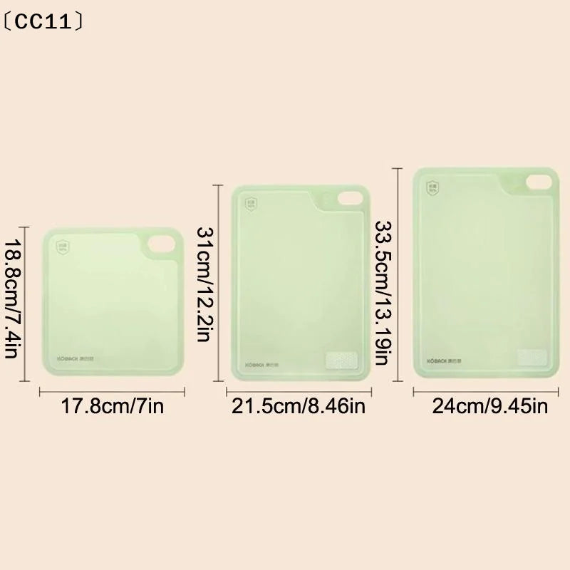 Double-sided Antimicrobial Cutting Board Kitchen Household Baby Qme