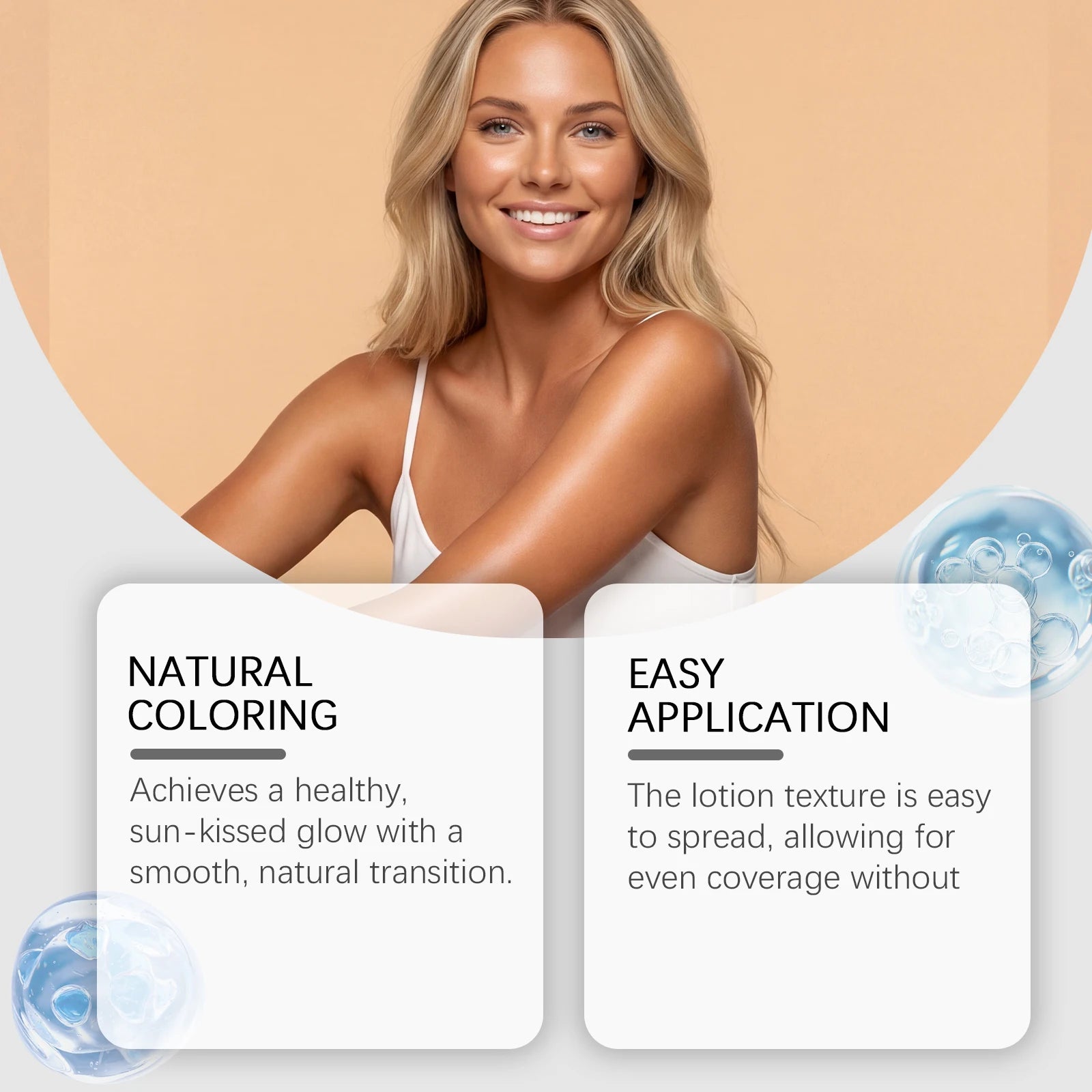 Self Tanning Spray Natural Sunless Tanner for Face Body Hydrating Lightweight Sunless Tanning Spray Natural Brown Tone Even Glow Qme