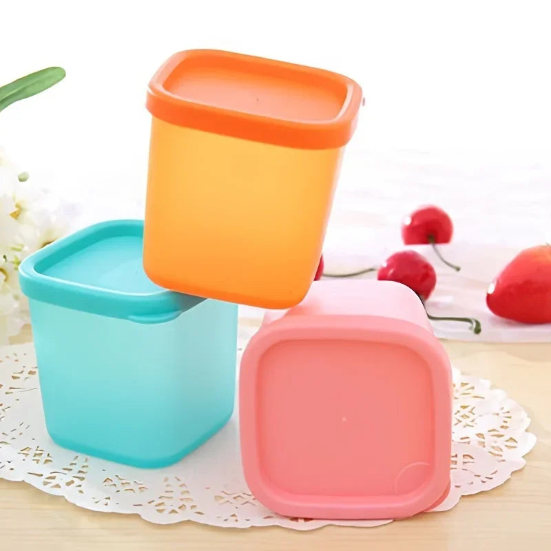 2pcs Refrigerator Fresh-keeping Box, Plastic Storage Food Box, Storage Box Qme