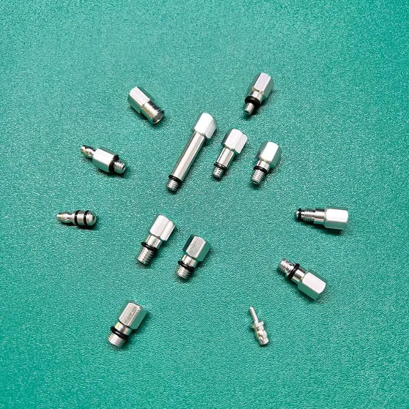 Bike Hydraulic Brake Bleed Connector Aluminum Alloy Oiling Joint Qme Default Title