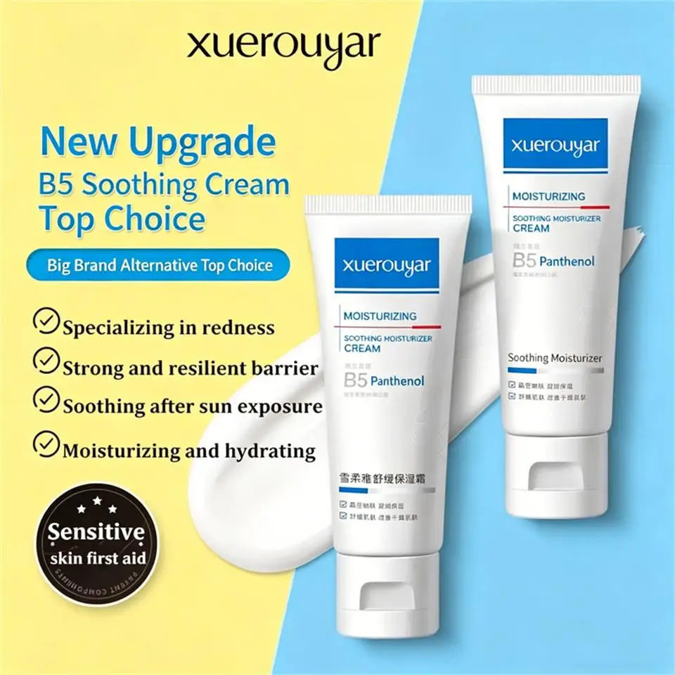B5 Faded Facial Redness Cream Instant Spider Vein Remove Sensitive Skin Sooth Anti Redness Rosacea Treat Lotion Korean Cosmetic Qme