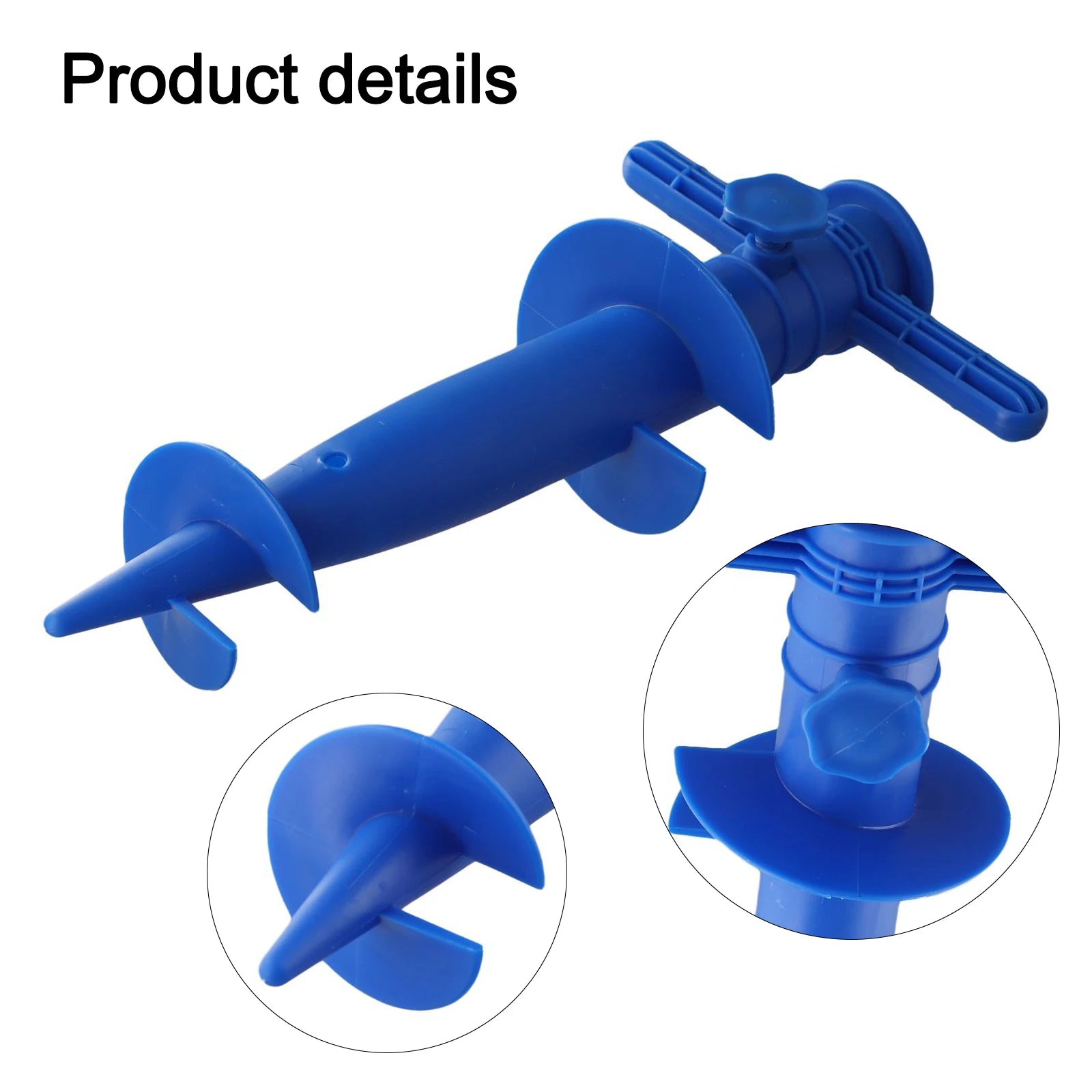 1PC Umbrella Base Adjustable Plastic Sun Beach Patio Sand Ground Fixing Tools Anchor Stand Spike Auger Tools Spikes Parts Qme