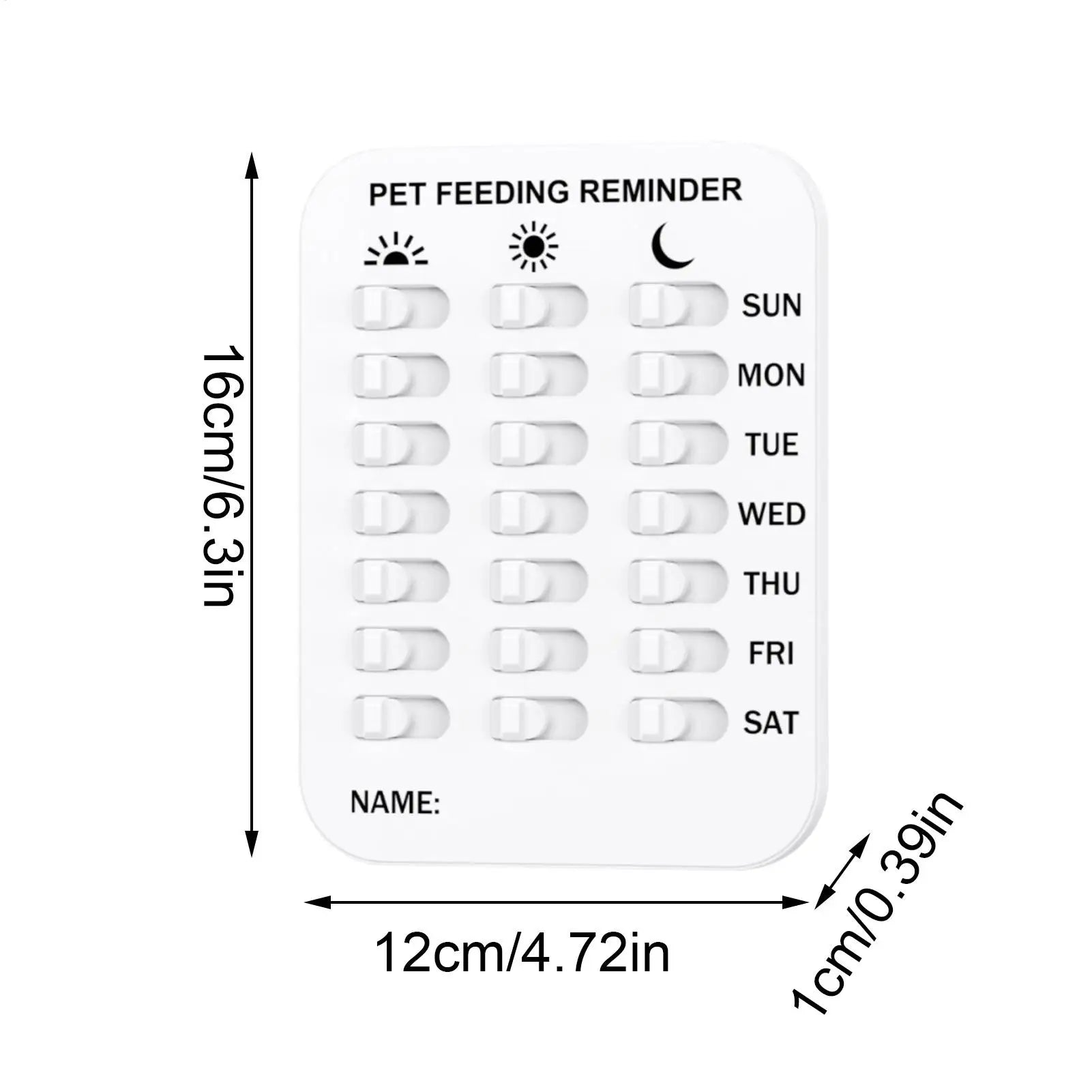 Pet Feeding Reminder Magnet Did You Feed Sticker Apartment Daily Home Qme