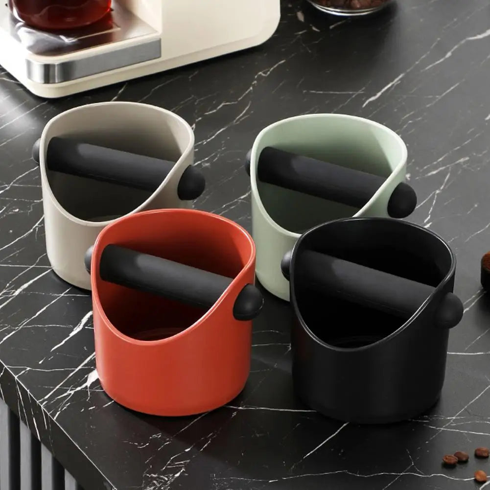 Shock-absorbent Coffee Knock Box Anti-slip Espresso Dump Bin Qme