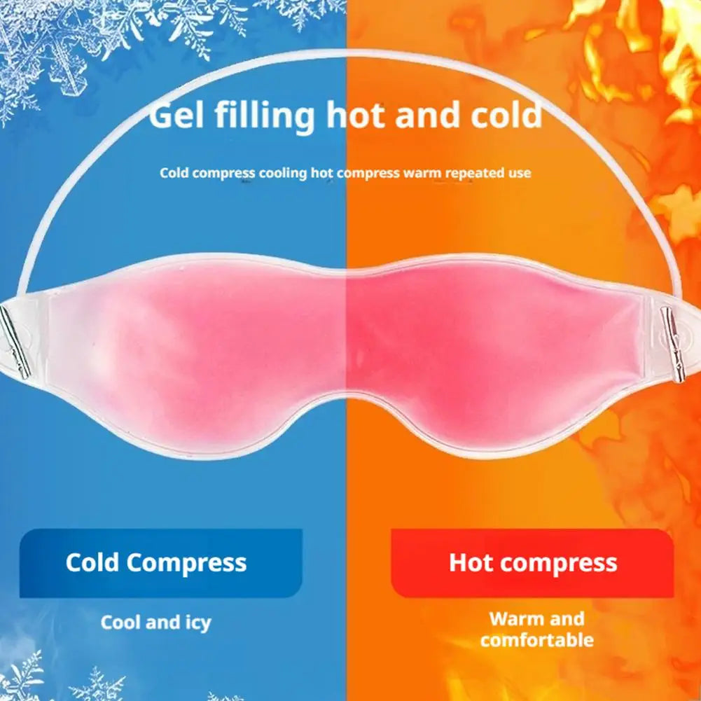 Gel Cooling Eye Mask Cold Treatment Strain Swelling Redness Puffy Qme