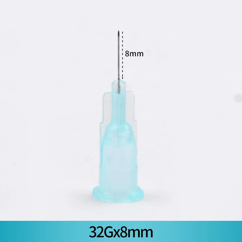 Box Tattoo Needle Transparent Syringe Injection Painless Small Teeth Qme l