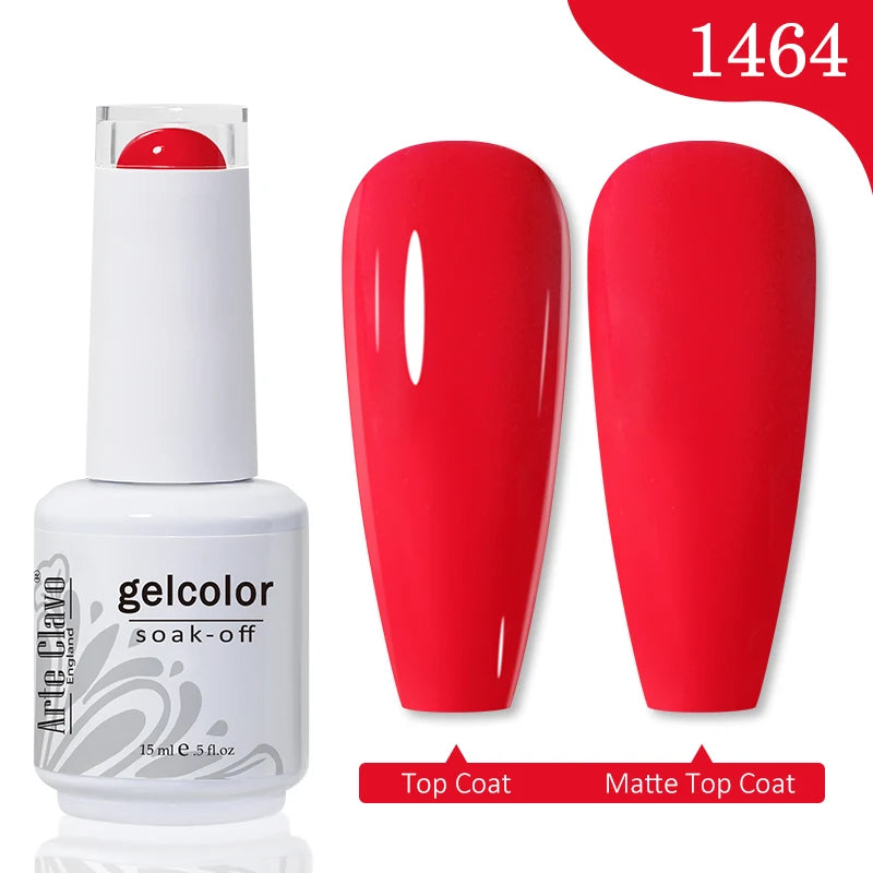 Arte Clavo Gel Nail Polishes Pink Nude Hybrid Lak Manicure