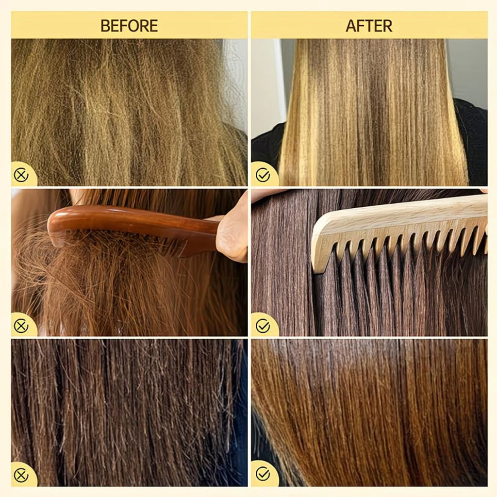 Advanced Formula Keratin Hair Mask, 5% Biotin Collagen Infused Deep Nourish Scalp Strengthen Hair Care Qme
