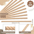 Wood Trim Cuttable Decorative Strips 10 Unfinished Woodcraft Supplies Qme 18x9x400mm China Mainland