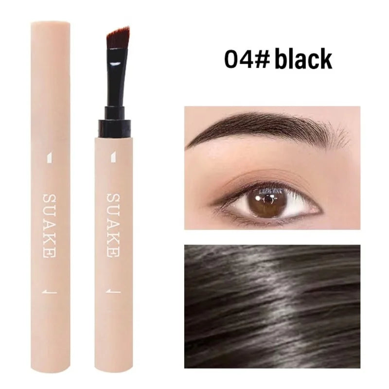 Double-ended Eyebrow Gel Waterproof Sweat-proof Smudge-proof Pencil Qme 04