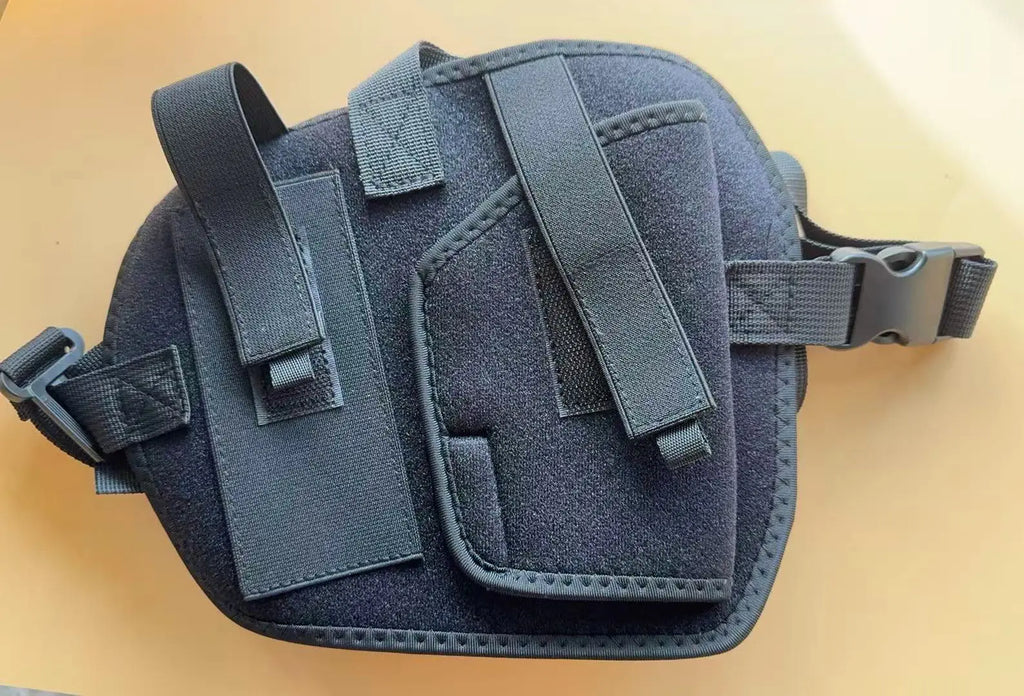 Outdoor Quick-draw Tactical 1911 Rifle Chest Holster Universal Hidden Qme black color