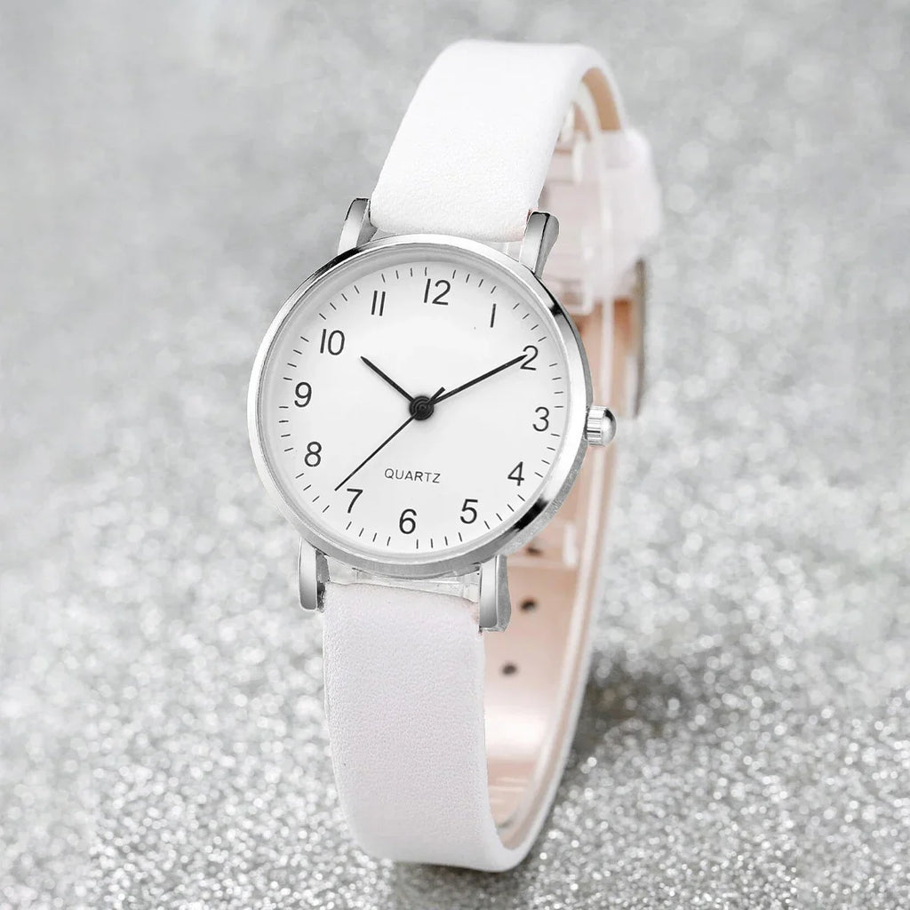 2026 Thin strap small dial female student belt watch, women's exam specific quartz watch, women's digital watch Qme