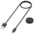 Type C Dock Charger for Amazfit Active 2/Bip 6 Smart Watch Charging Cradle Dock Stand Cable Magnetic Cord USB Charge Replacement Qme 1 SET