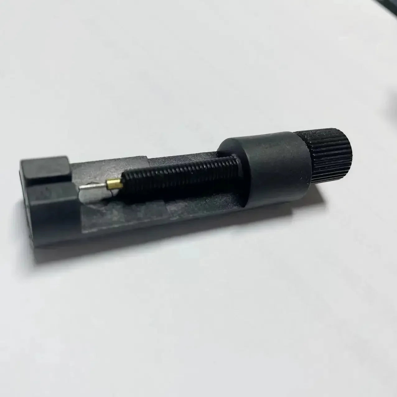 Metal Watch Repair Tool Adjusting Watch Strap Tool Link Pin Tool Remover Easy Bracelet with Watch Pin Band To Remover Adjust Qme 03-Black Platics