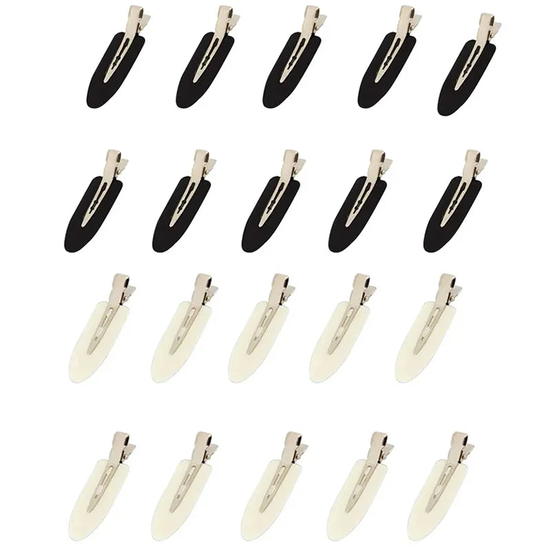 10pcs/set No Crease Basic Hair Clips For Women Girls Hair Styling Makeup No Bend Hairpins Barrettes Fashion Hair Accessories Qme 20pcs black white