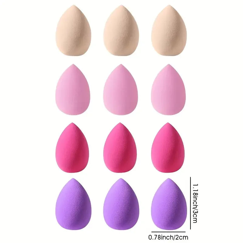5 Mini Makeup Sponge Blender Foundation Powder Concealer Eye Shadow Qme