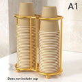 Desktop Cup Storage Rack Household Coffee Holder Home Kitchen Paper Qme A1