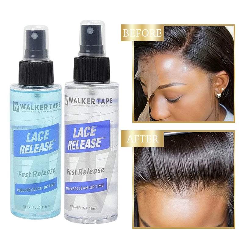Hair Extension Glue Remover Spray Gentle Adhesive Wigs Wefts Easy Qme