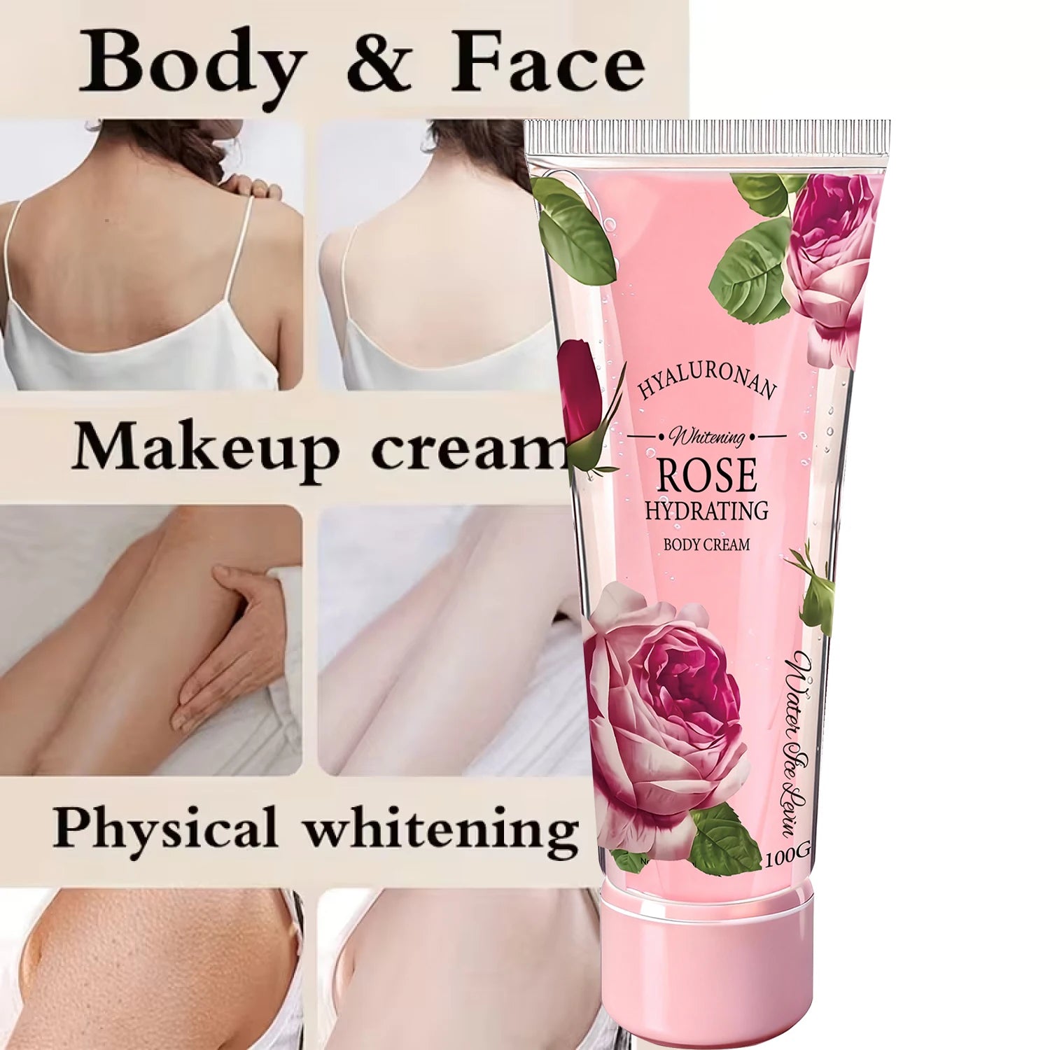 Body Cream with Niacinamide & Centella for Deep Moisturizing，Firming,Lightweight，Fast Absorption for All Skin Types Qme