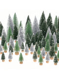 Christmas Decorations Mini Trees Artificial Wooden Base Part Qme 30pcs 0.6M