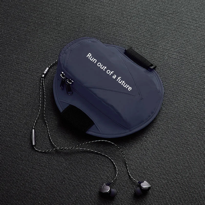 Outdoor Sports Running Lightweight Arm Phone Pouch Qme Blue