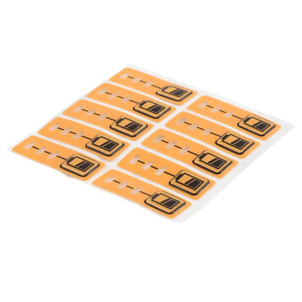 10PCS Battery Capacity Key Stickers Fits For Dewalt DCB200 DCB140 For DCB182 18V 14.4V Lithium Battery Replacement Qme