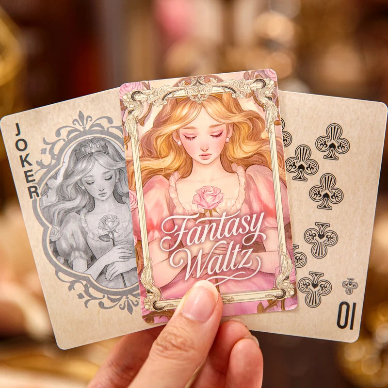 Elf Fairy Tale Retro Playing Cards, Dreamy Decorative Cards, Ideal for Card Collectors, Dual Use for Collection and Entertainmen Qme