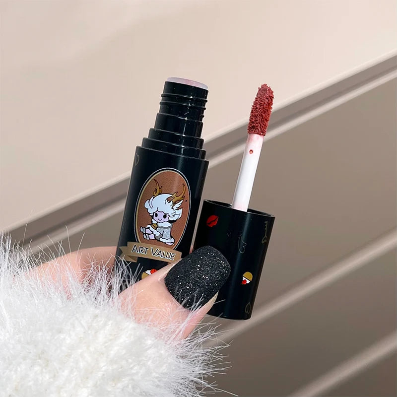 Matte Liquid Lipstick Waterproof Non Stick Cup Lipgloss Mud Sexy Red Lip Tint Glaze Lips Makeup For Women Lip Glaze Cosmetics Qme
