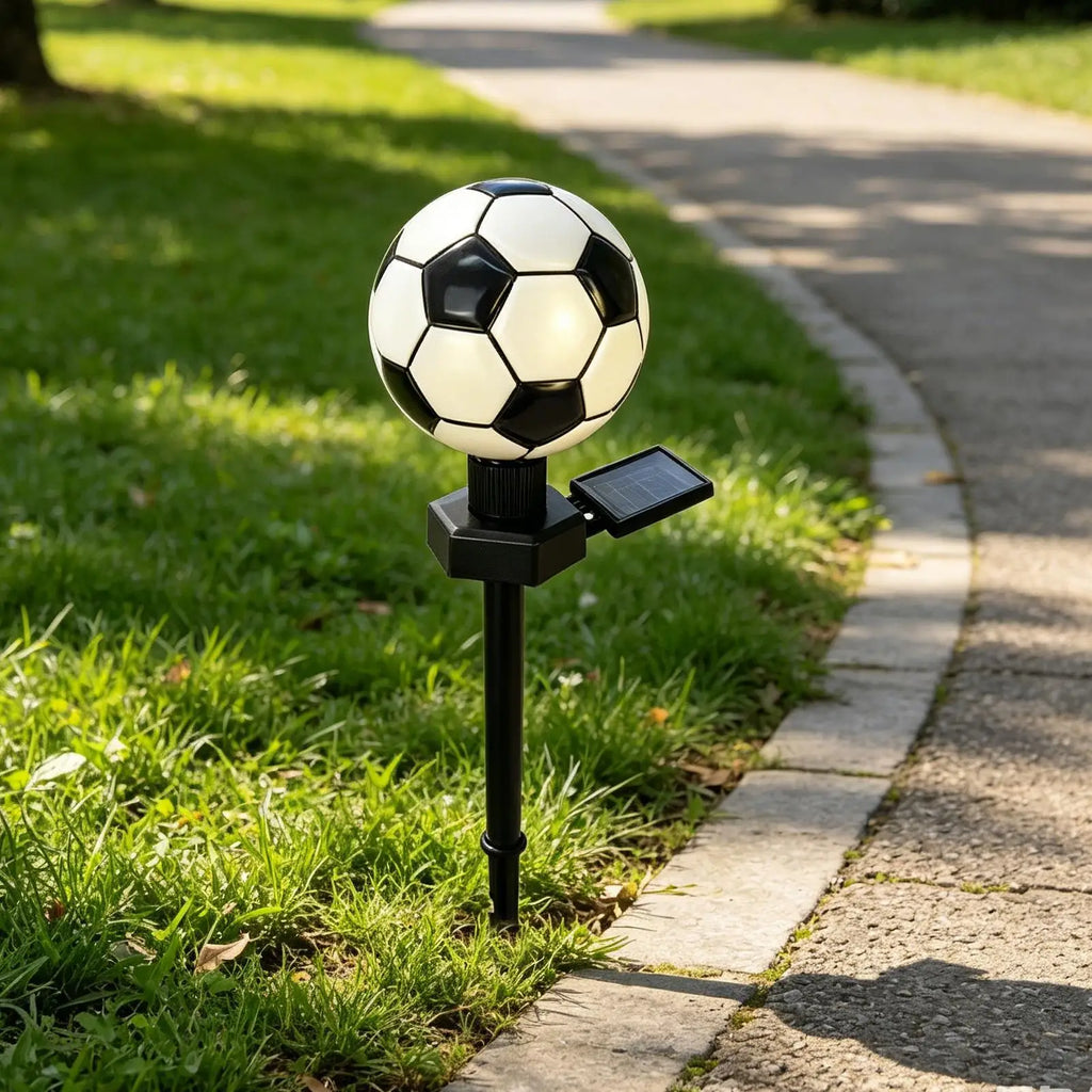 Solar Light Balls Bright Waterproof Decorative Lamp Lantern Soccer Qme