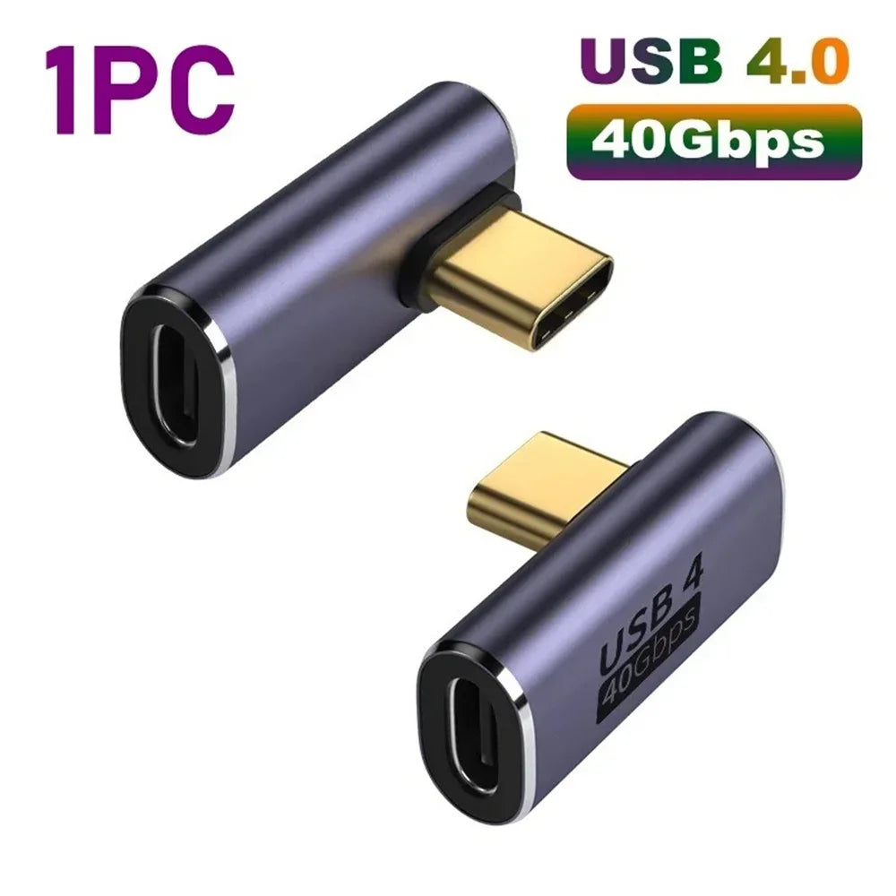 100W Type C OTG Adapter 40Gbps Data Transfer 8K60HZ USB C Converter PD Male To Female Connector For Phone Laptop PC USB Adapter Qme 40Gbps E