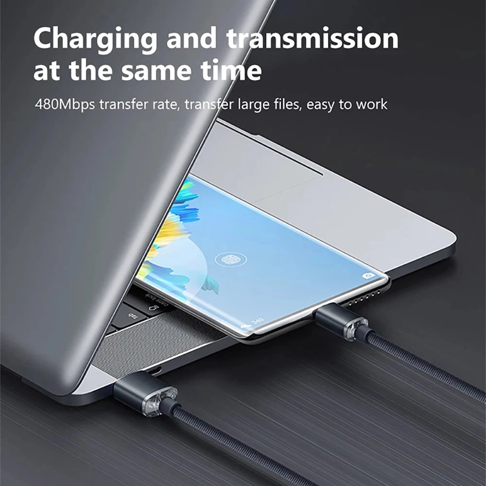PD 120W 6A Type C To Type C Fast Charging Data Cable 0.25/1M/1.5M/2M USB C Quick Charge Cord For iPhone 17 Xiaomi Samsung Huawei Qme