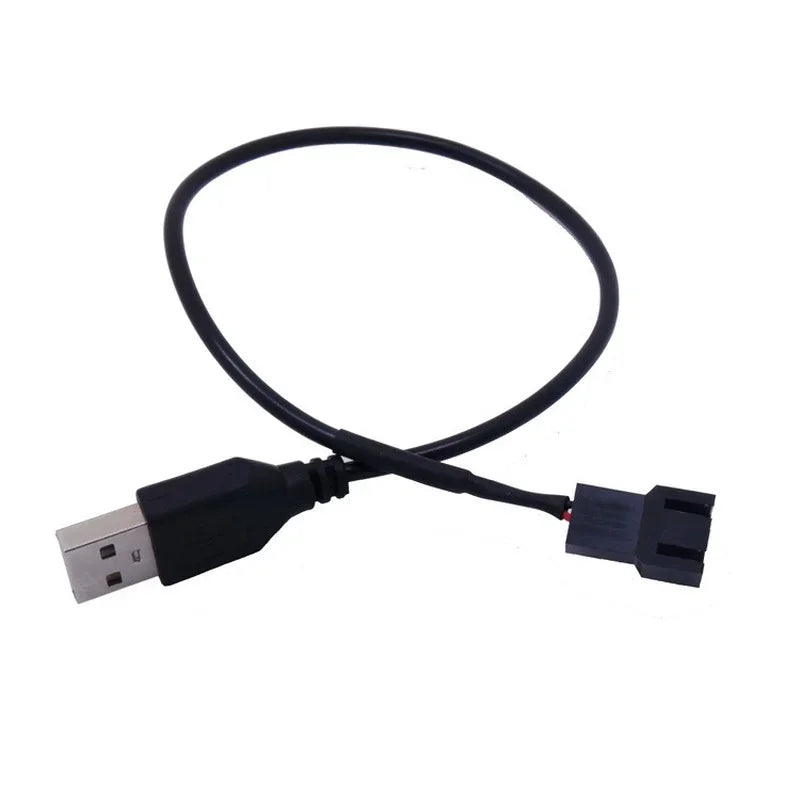 10pcsUSB to 4pin fan adapter cable CPU chassis fan USB adapter cable 12V fan to 5V adapter cable Qme