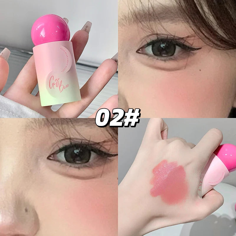 Gege Bear Light Blush Liquid Moisturizing Mirror Vitality Whitening Qme GX1363-2