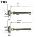 Pneumatic Nailer Needle Pins Compatible With For F30D,For F30G,T50DC,ST64,P625B,1013J,422J Air Nailer Replacement Parts Qme F30G