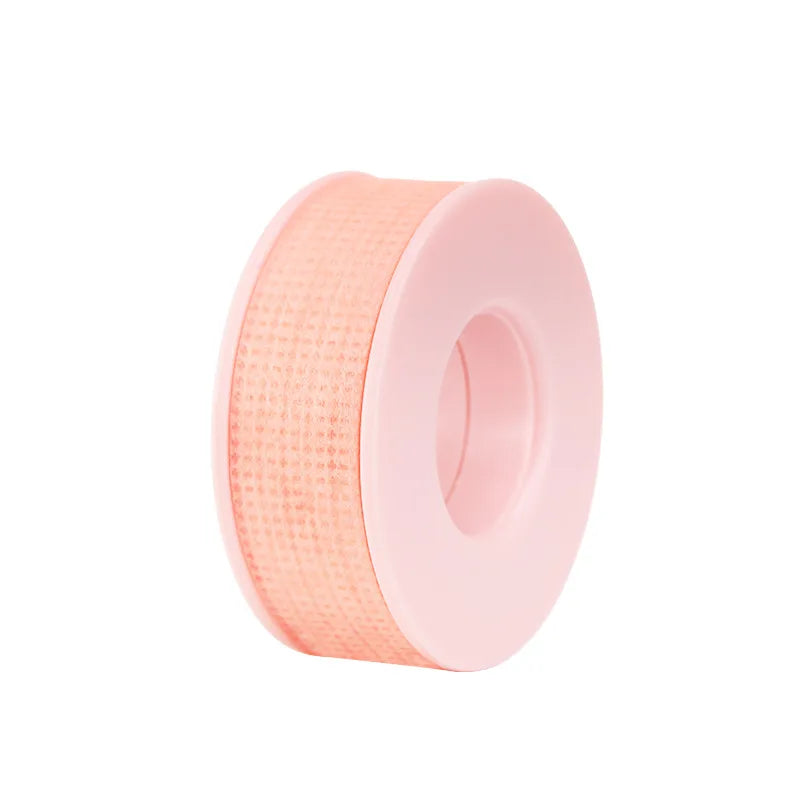 Silicone Gel Eyelash Tape Breathable Sensitive Resistant Under Eye Pad Patches Non-Woven Micropore Tape Lashes Extension Supplie Qme pink small