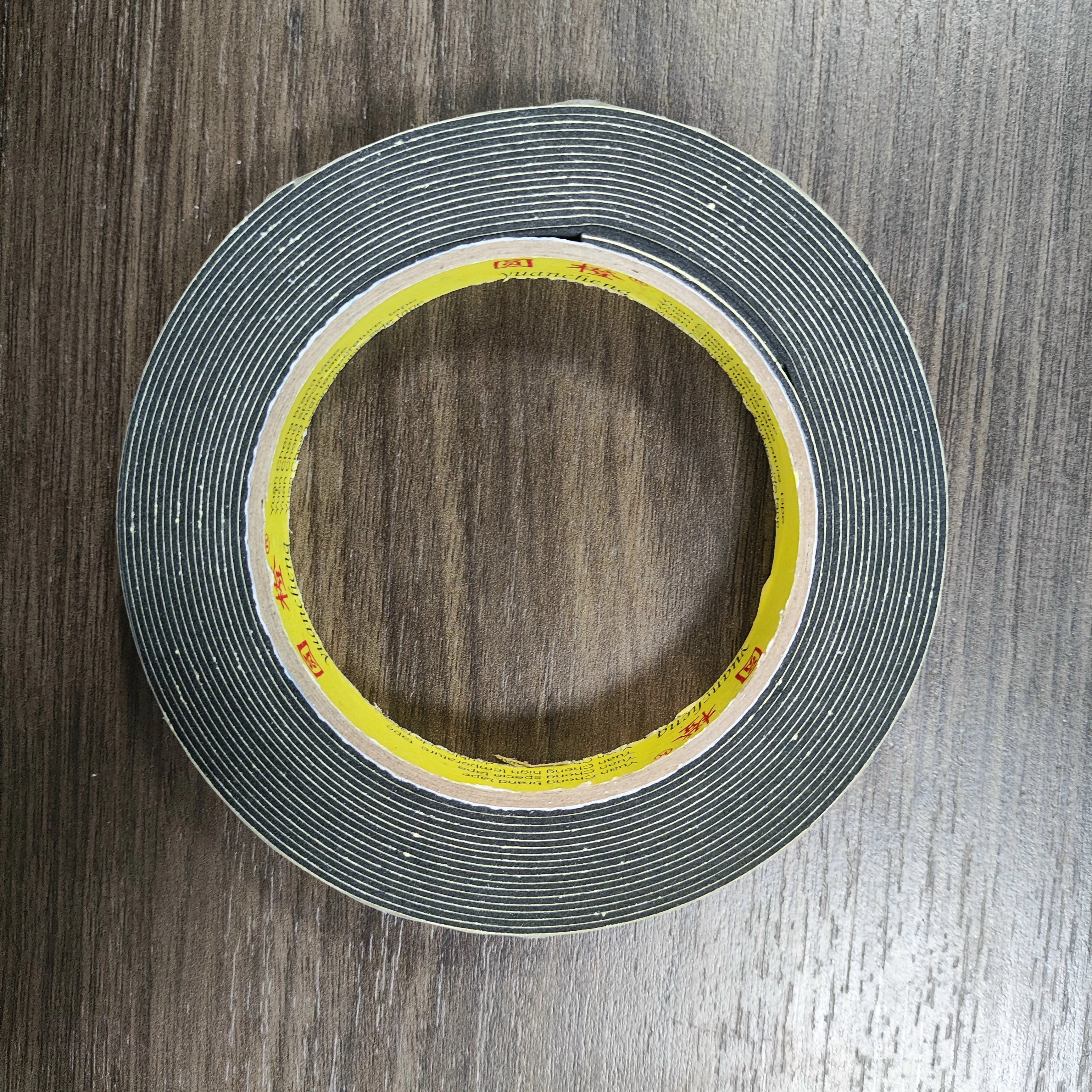 Thickened EVA sponge single-sided tape with high viscosity strong black foam glue, sealing, anti-collision, sound insulation Qme 30mmX5mX1mm