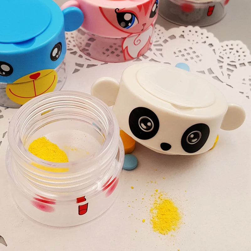 Storage Pill Crusher Plastic Grinding Box Multifunction Portable Qme