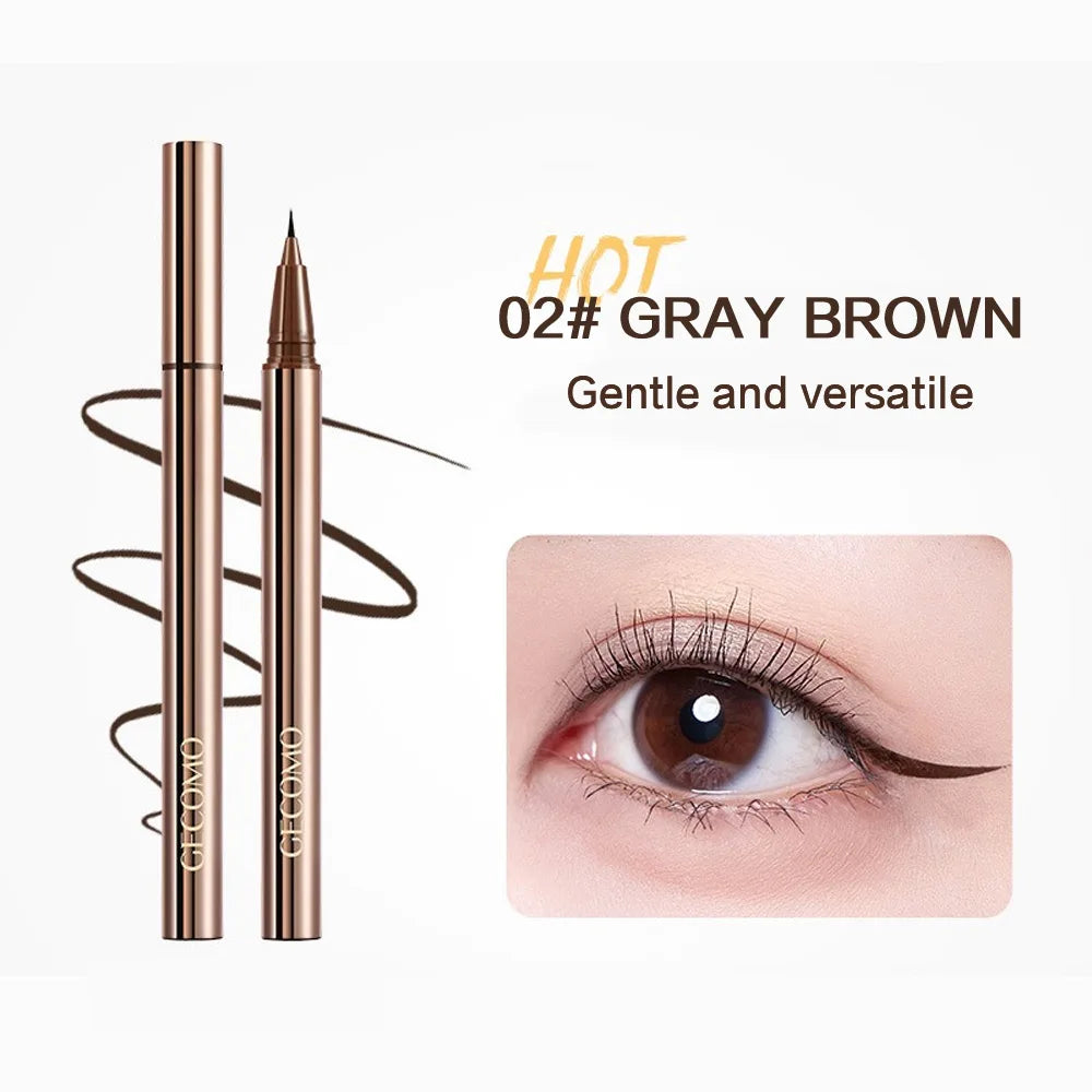 GECOMO Color-condensing Smooth Liquid Eyeliner Pen Quick-drying Qme 203031-02