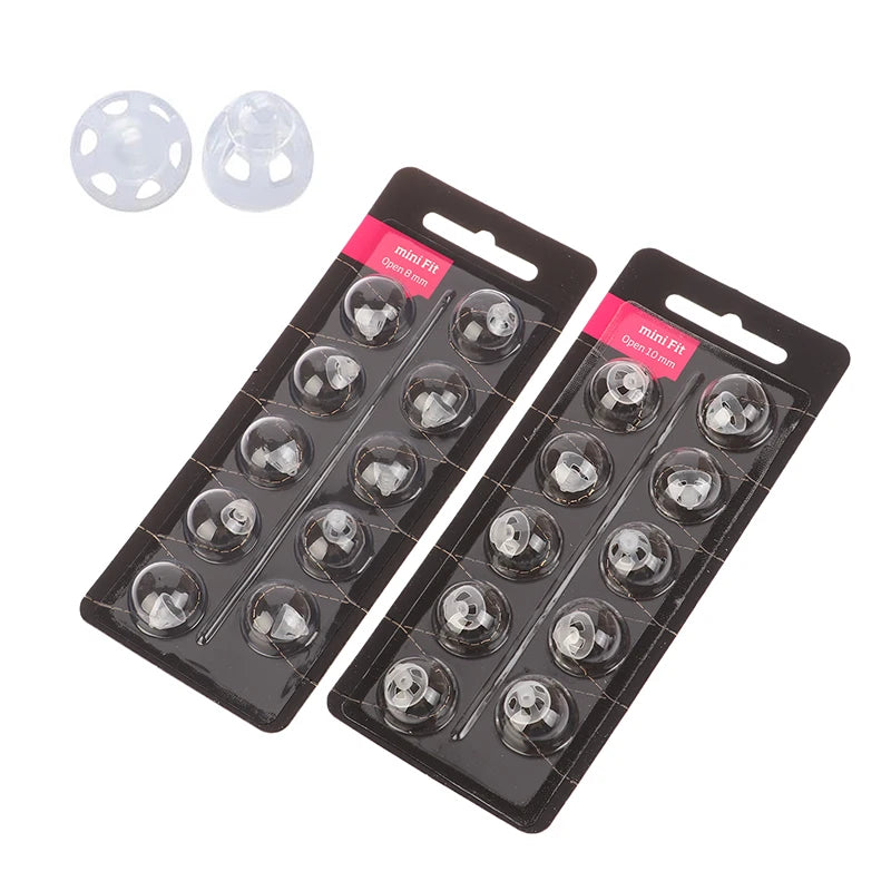 Replaceable Silicone Open-fit Ear Tips Hearing Aids White Qme