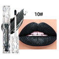 QIBEST Glitter Shimmer Liquid Lipstick High Quality Waterproof Lightweight Lip Gloss Lasting Lip Tint Makeup For Women Lip Stain Qme 10