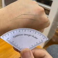 Reusable Fast Drawing Eyebrow Design Ruler Microblading Mapping Tool Qme 3PCS