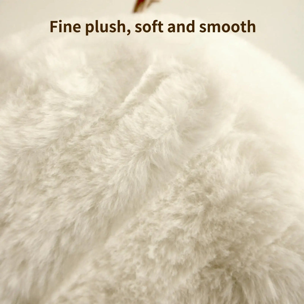 Hamster House Pet Plush House Winter Warm House with Hook Inner Pad Detachable Bottom Anti slip for Rest Qme