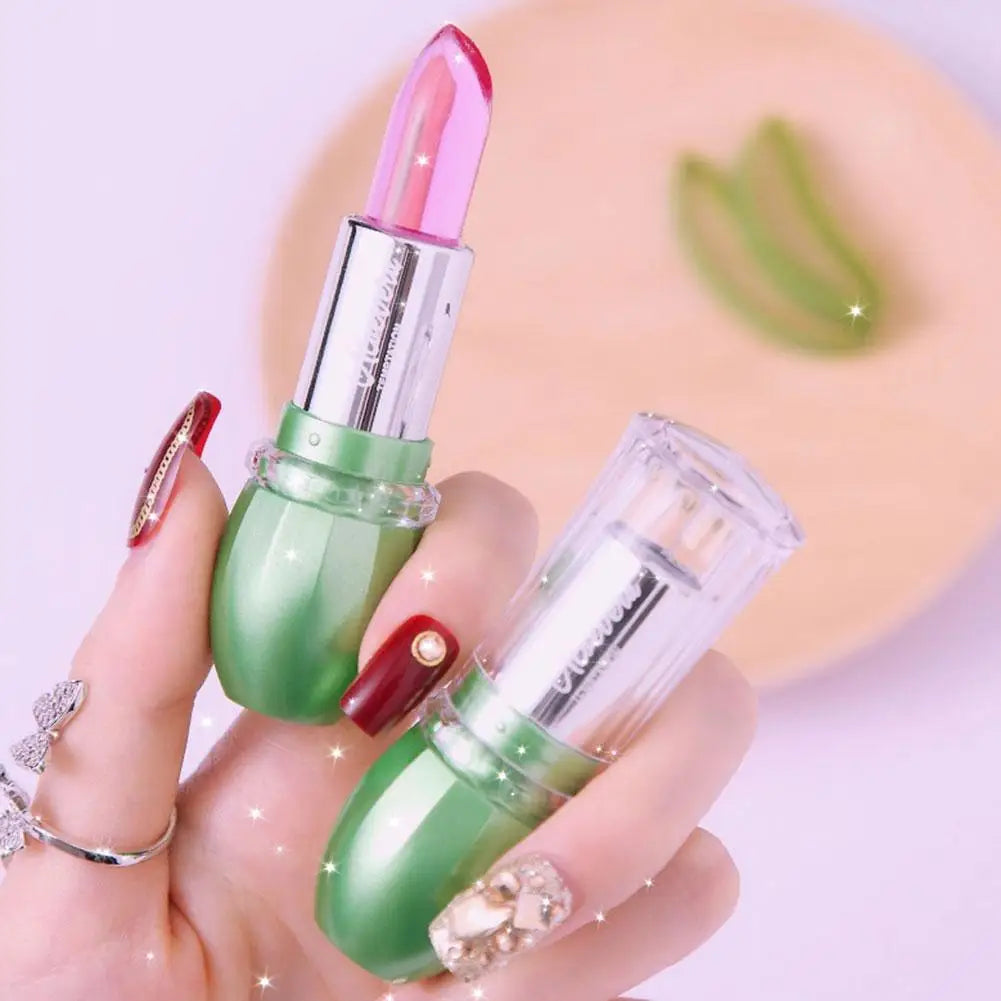Crystal Jelly Lipstick Magic Changing Moisturizing Temperature Lip Qme